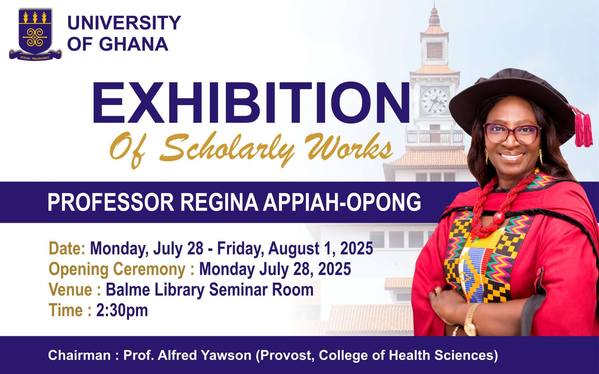 Exhibition of Scholarly works Prof Appiah-Opong (3)